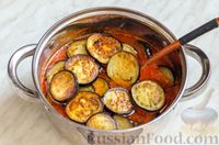 Фото приготовления рецепта: Баклажаны "Огонёк" в заливке с перцем и помидорами (на зиму) - шаг №13