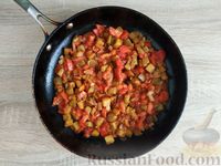 Фото приготовления рецепта: Кускус с баклажанами и помидорами (на сковороде) - шаг №15