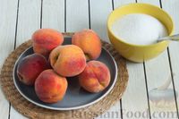 Фото приготовления рецепта: Персики, протёртые с сахаром - шаг №1