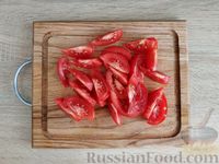 Фото приготовления рецепта: Баклажаны, запечённые с помидорами - шаг №4