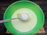 Фото приготовления рецепта: Холодный йогуртовый "суп" с персиками и овсяными хлопьями - шаг №10