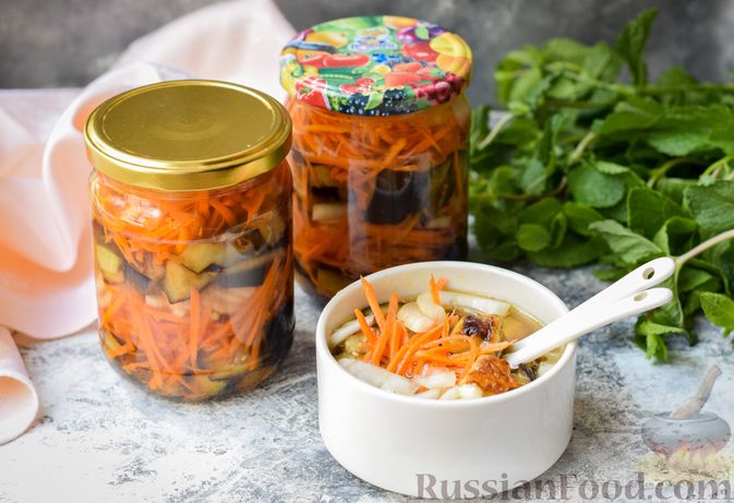 Салат из баклажанов на зиму , пошаговый рецепт на ккал, фото, ингредиенты - Алёна