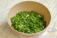 Фото приготовления рецепта: Маринованные баклажаны с имбирём, хреном и зеленью - шаг №10