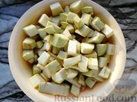 Фото приготовления рецепта: Баклажаны, запечённые с цветной капустой и сыром - шаг №7