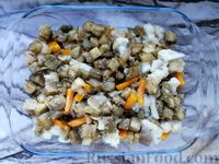 Фото приготовления рецепта: Баклажаны, запечённые с цветной капустой и сыром - шаг №16