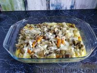 Фото приготовления рецепта: Баклажаны, запечённые с цветной капустой и сыром - шаг №20
