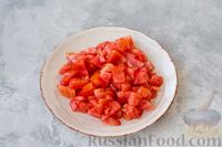 Фото приготовления рецепта: Баклажаны, тушенные с помидорами и сладким перцем - шаг №4