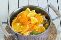 Фото приготовления рецепта: Грушевое варенье с апельсином (на зиму) - шаг №3
