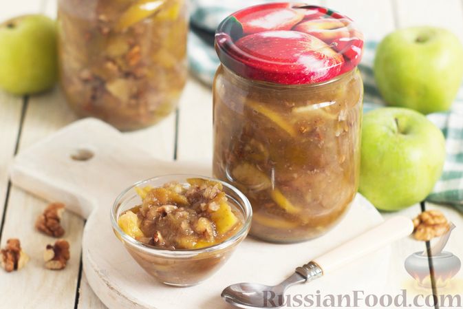 Яблочное варенье с мятой на зиму — рецепт с фото пошагово