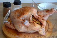 Фото приготовления рецепта: Курица с грушами (в духовке) - шаг №6
