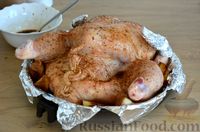 Фото приготовления рецепта: Курица с грушами (в духовке) - шаг №7