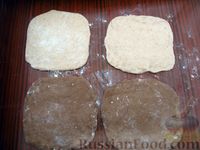 Фото приготовления рецепта: Мраморный пшенично-ржаной хлеб - шаг №21