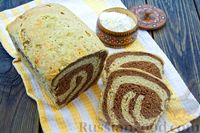 Фото приготовления рецепта: Мраморный пшенично-ржаной хлеб - шаг №30