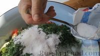 Фото приготовления рецепта: Летний овощной салат на зиму - шаг №3