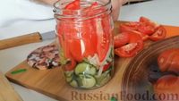 Фото приготовления рецепта: Летний овощной салат на зиму - шаг №5