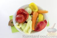 Фото приготовления рецепта: Овощной салат "Охотничий" на зиму (без стерилизации) - шаг №2