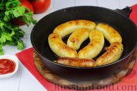 Фото приготовления рецепта: Картофельная колбаса с беконом (в духовке) - шаг №15