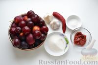Фото приготовления рецепта: Острый сливовый соус с томатной пастой (на зиму) - шаг №1
