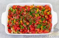 Фото приготовления рецепта: Рагу со свининой, картофелем, баклажанами, помидорами и сладким перцем (в духовке) - шаг №12