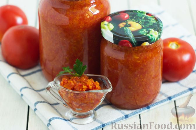 Салат из сладкого перца, помидор и морковки на зиму рецепт – Венгерская кухня: Закуски. «Еда»