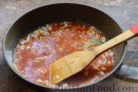 Фото приготовления рецепта: "Лодочки" из кабачков с курицей, помидорами и кукурузой (в духовке) - шаг №13