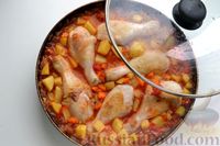 Фото приготовления рецепта: Афритада с курицей - шаг №12