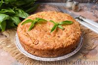 Фото приготовления рецепта: Закусочный кабачковый пирог с ветчиной и сыром - шаг №16