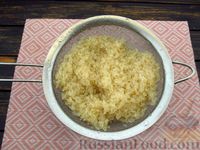Фото приготовления рецепта: Рис с баклажанами и морковью - шаг №8