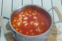Фото приготовления рецепта: Фасоль в томатном соусе (на зиму) - шаг №6