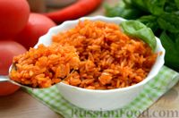 Фото приготовления рецепта: Рис с луком и томатной пастой - шаг №10