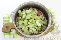 Фото приготовления рецепта: Варенье из арбуза и яблок (на зиму) - шаг №6