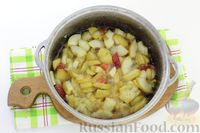 Фото приготовления рецепта: Варенье из арбуза и яблок (на зиму) - шаг №7