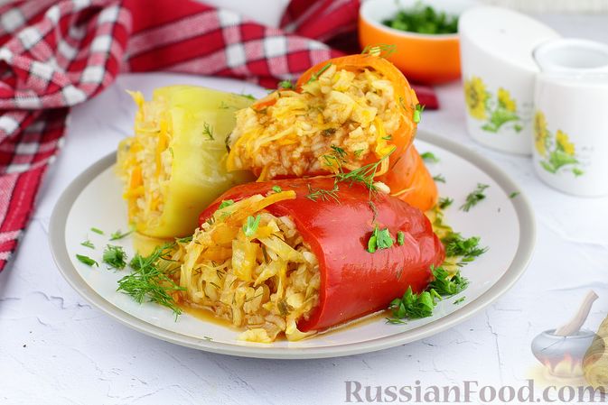 Перец фаршированный овощами и рисом на зиму рецепт с фото, как приготовить на luchistii-sudak.ru