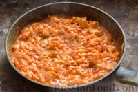 Фото приготовления рецепта: Макароны с курицей в томатно-молочном соусе, запечённые с сыром - шаг №13