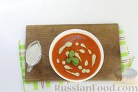 Фото приготовления рецепта: Суп-пюре из запечённого болгарского перца - шаг №12