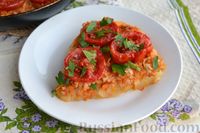 Фото приготовления рецепта: Картофельная запеканка с рисом, помидорами и сливками - шаг №13