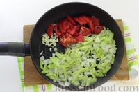 Фото приготовления рецепта: Филе трески с фасолью, горошком и овощами (в духовке) - шаг №3