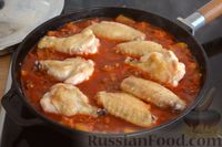 Фото приготовления рецепта: Булгур с курицей, баклажанами и сладким перцем (на сковороде) - шаг №10