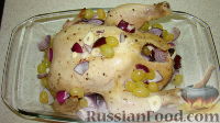 Фото приготовления рецепта: Курица с виноградом - шаг №3