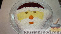 Фото приготовления рецепта: Салат "Дед Мороз" - шаг №10