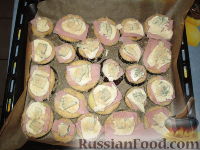 Фото приготовления рецепта: "Бутерброды" из баклажанов - шаг №8