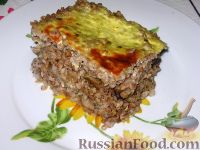 Фото приготовления рецепта: Гречневая каша с молотым мясом и грибами - шаг №7