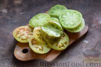 Фото приготовления рецепта: Жареные зелёные помидоры в сырной панировке - шаг №2