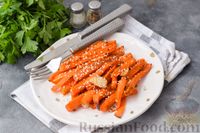 Фото приготовления рецепта: Морковь, запечённая с пряным медовым маринадом и чесноком - шаг №9