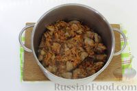 Фото приготовления рецепта: Гречневый суп со свининой и консервированной фасолью - шаг №7