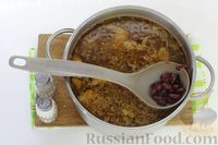 Фото приготовления рецепта: Гречневый суп со свининой и консервированной фасолью - шаг №10