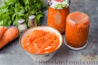 Фото к рецепту: Морковь в томатном соусе (на зиму)