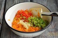Фото приготовления рецепта: Солёные баклажаны, фаршированные морковью, перцем чили и чесноком - шаг №11