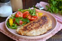 Фото приготовления рецепта: "Ложные чебуреки" из куриного фарша с помидорами и плавленым сыром - шаг №15