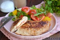 Фото приготовления рецепта: "Ложные чебуреки" из куриного фарша с помидорами и плавленым сыром - шаг №16